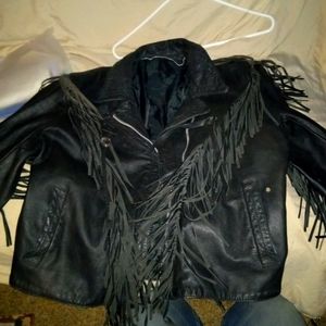 Vintage 90's genuine leather motorcycle jacket